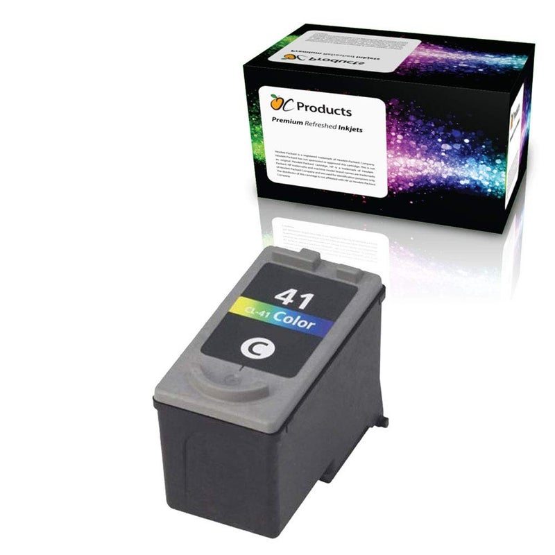 Remanufactured Replacement for Canon CL-41 Ink Cartridge for Canon iP1800 MX310 MX300 MP470 MP460 MP210 MP190 Printers (1 Color)